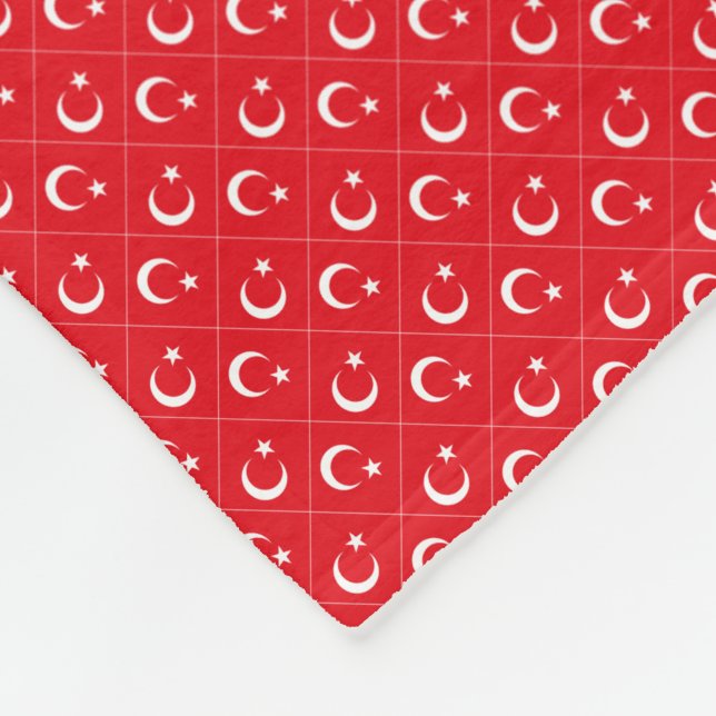Cobertor De Velo Patchwork Turkey Flag Patterno (Quina)