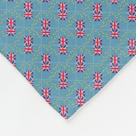 Cobertor De Velo Patchwork Tuvalu Flag Patterno