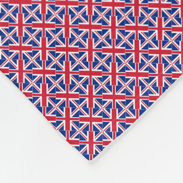 Cobertor De Velo Patchwork United Kingdom Flag Pattern (Quina)