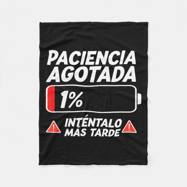 Cobertor De Velo Patience Mom Dad Couple Birthday Pajamas Sold Out  (Frente)