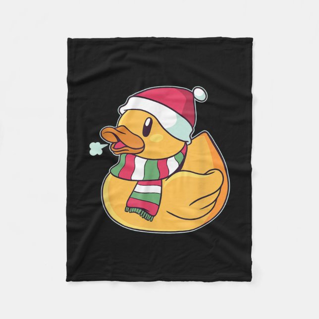 Cobertor De Velo Pato Bonito Natal (Frente)