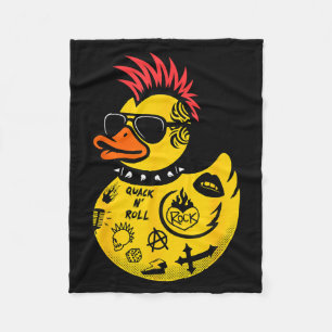 Cobertor De Velo Pato De Borracha Amarelo Pedra Homens Mulheres Cri
