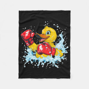 Cobertor De Velo Pato de Borracha Boxeador Com Luvas de Boxe Kickbo