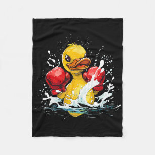 Cobertor De Velo Pato de Borracha Boxeador Com Luvas de Boxe Kickbo