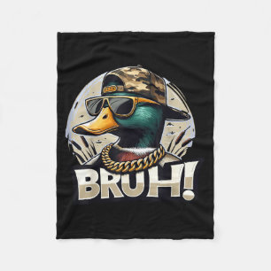 Cobertor De Velo Pato Mallard Bruh Caça ao Pato Humor