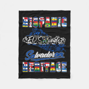 Cobertor De Velo Patrimônio Nacional Hispânico de El Salvador Mês S
