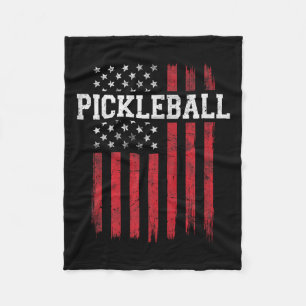 Cobertor De Velo Patriota Americano da Bandeira do Pickleball Orgul