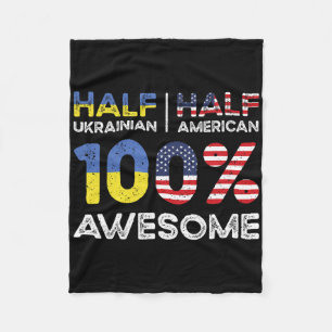 Cobertor De Velo Patriota Americano Ucraniano Bandeira EUA Ucrânia