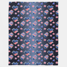 Patriótica All American Mama Messy Bun