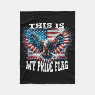 Cobertor De Velo Patriótico Americano Bandeira Americana Usa Eagle