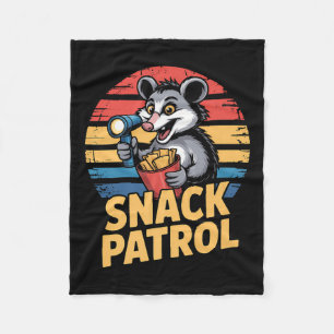 Cobertor De Velo Patrulha Possum Snacks Com Lâmpada De Lâmpada E Ch