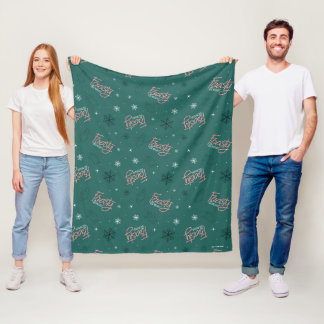 Cobertor De Velo Patterno de Neve Verde Snowman Frosty