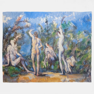 Cobertor De Velo Paul Cezanne - Cinco Bathers