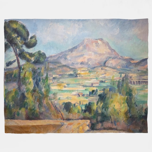 Cobertor De Velo Paul Cezanne - Mont Sainte-Victoire (Frente (Horizontal))