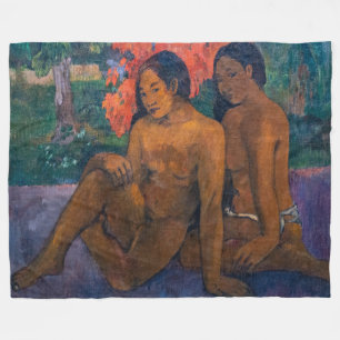 Cobertor De Velo Paul Gauguin - E o Dourado de seus corpos