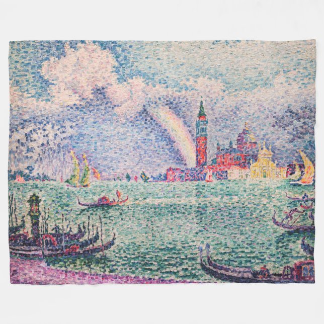 Cobertor De Velo Paul Signac - Arco-Íris, Veneza (Frente (Horizontal))