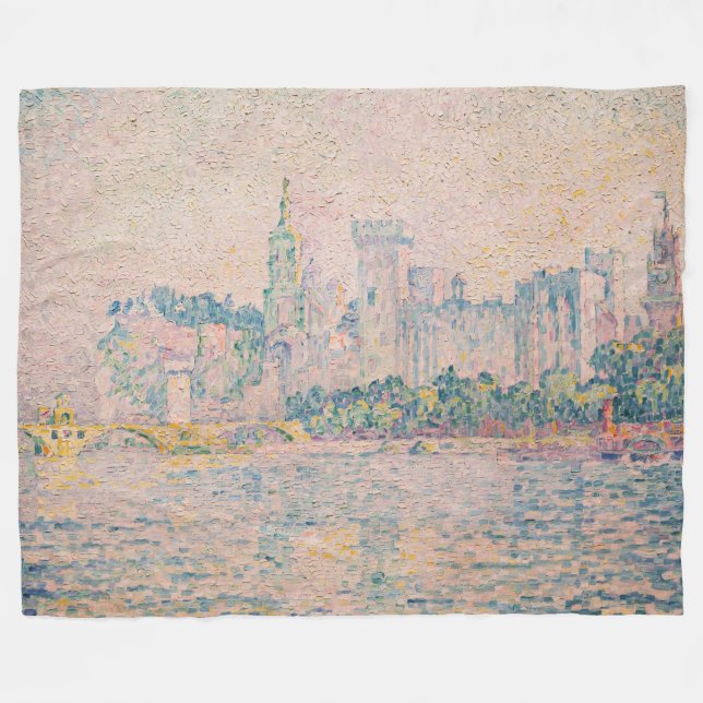 Cobertor De Velo Paul Signac - Avinhão, Manhã (Frente (Horizontal))