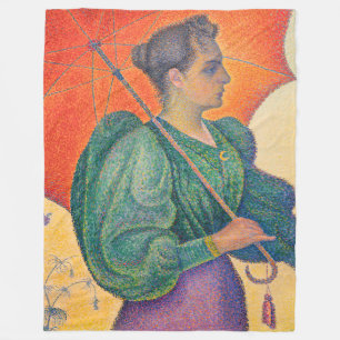 Cobertor De Velo Paul Signac - Mulher com Parasol