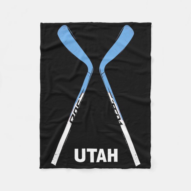 Cobertor De Velo Paus de Hóquei de Utah (Frente)
