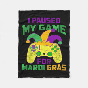 Cobertor De Velo Pausou Meu Jogo Para O Gam De Vídeo Do Controlador