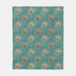 Cobertor De Velo Pavão-de-pena-de-relva-de-relva-relva-relva elegan