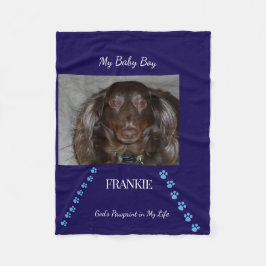 Cobertor De Velo  Pawprint Path Keepsake