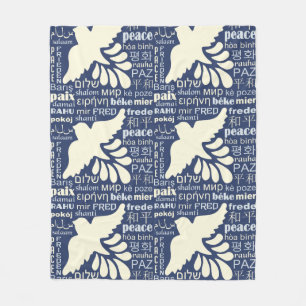 Cobertor De Velo PAZ em muitos idiomas: