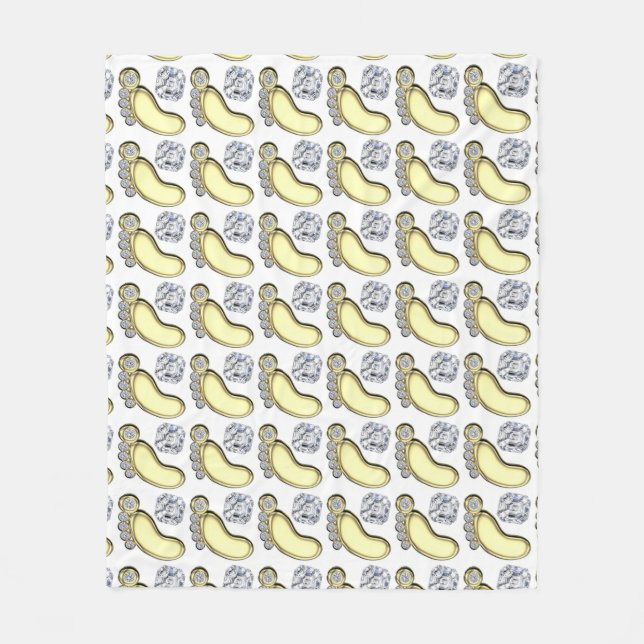 Cobertor De Velo Pé de Bebê (Frente)