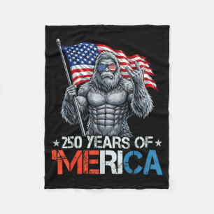 Cobertor De Velo Pé Grande 250 Anos de Merica Rock Bandeira America