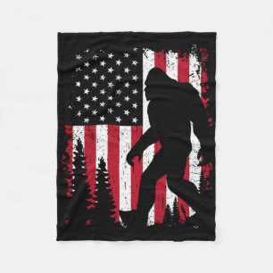 Cobertor De Velo Pé Grande 4 De Julho Americano Bandeira Patriótica