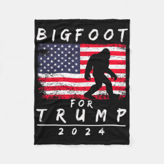 Cobertor De Velo Pé Grande Para Trump - Vote Trump Sasquatch Engraç