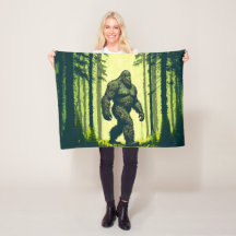 Pé Grande Para Uma Caminhada Florestal Sasquatch
