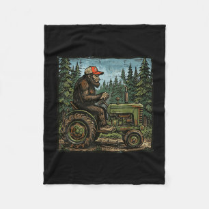 Cobertor De Velo Pé grande sasquatch trator fazenda engraçada agric