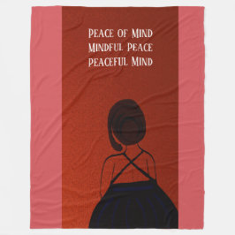 Cobertor De Velo Peaceful Mantra