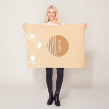 'Peach Horizons' | Nome personalizado Baby Blanket
