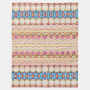 Cobertor De Velo Peachy Rug Pattern Fleece Blanket