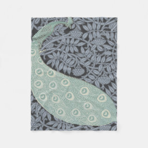 Cobertor De Velo Peacock Art Nouveau Bird Classic