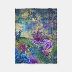 Cobertor De Velo Peacock Fleece Blanket Belo Design