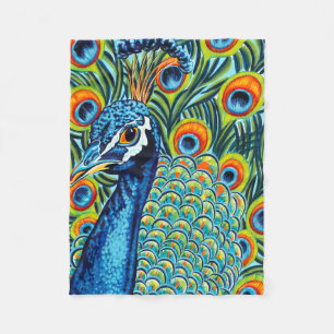 Cobertor De Velo Peacock I Plumado