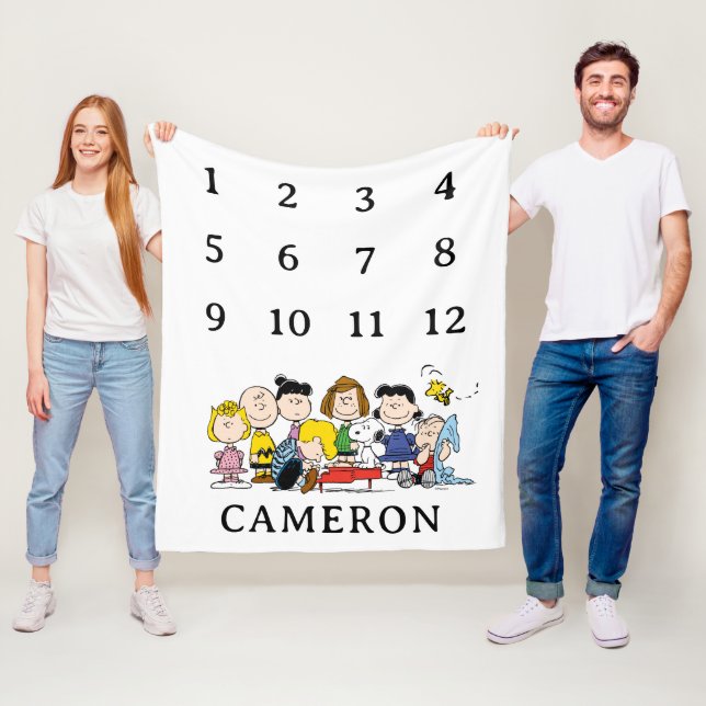 Cobertor De Velo Peanuts Gang | Milestone Baby (In Situ)