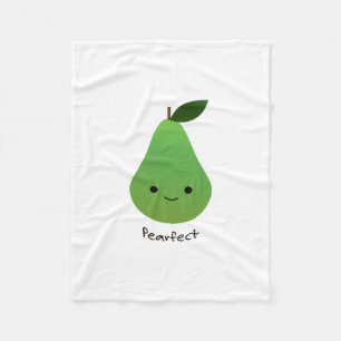Cobertor De Velo Pear de Kawaii, uma flor