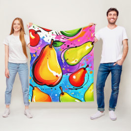 Cobertor De Velo Pears Pop Art