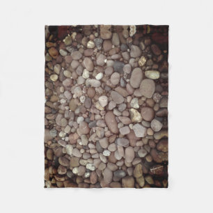 Cobertor De Velo Pebbles Stones Fotografia Fleece Blanket, Pequeno