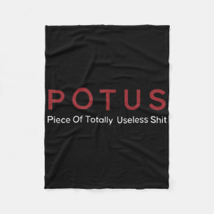 Cobertor De Velo Peça do Potus Totalmente Inútil