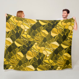 Cobertor De Velo Peças amarelas ou douradas parecem ouro-metal