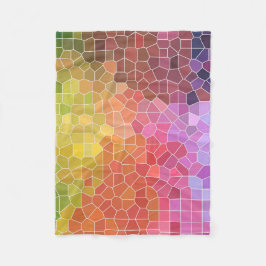 Cobertor De Velo Pedaços de cor