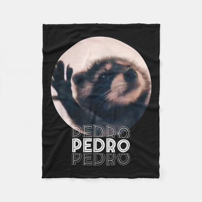 Cobertor De Velo Pedro Racoon Dance Popular Internet Memache D (Frente)