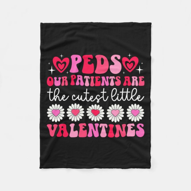 Cobertor De Velo Peds Nurse Valentine Pediatric Nursing Valentines  (Frente)