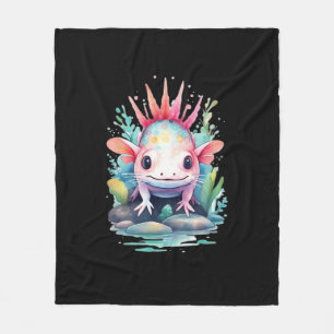 Cobertor De Velo Peekaboo Axolotl