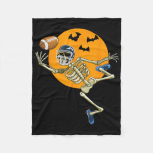 Cobertor De Velo Pegada Americana Skeleton Halloween Men Pegada